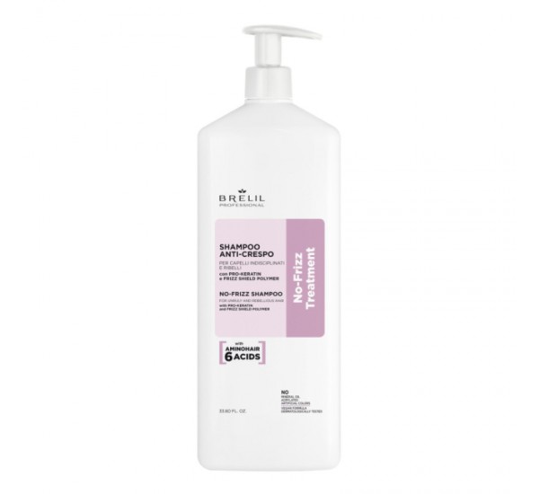  Brelil No Frizz Smoothing Shampoo Заглаждащ шампоан за хвърчаща коса1000ml